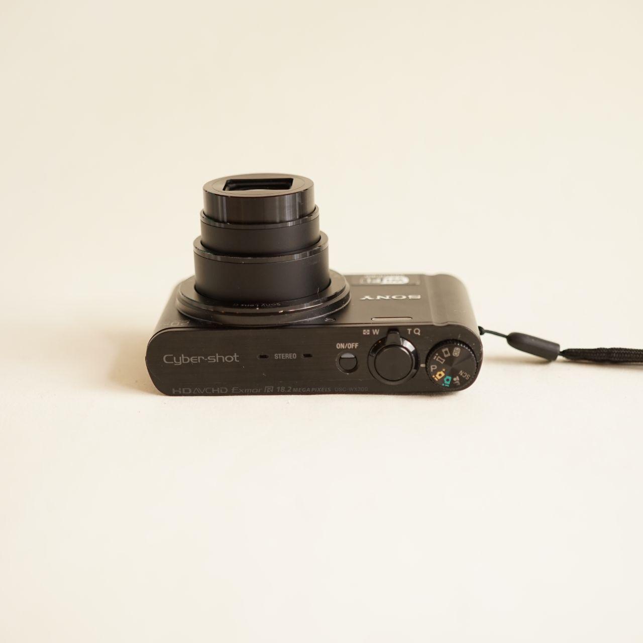 Sony Cyber-shot DSC-WX300 Digital Camera | 18.2MP | Tested & Working | Black