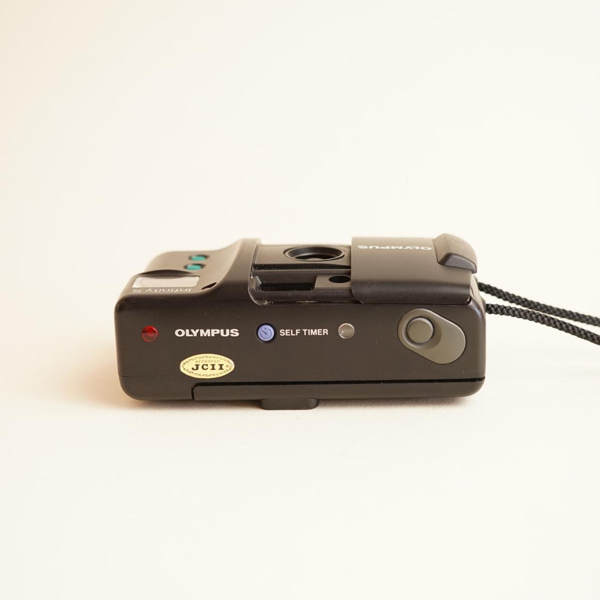 Olympus Infinity S Film Camera | 35mm Point & Shoot | Tested & Working | Black
