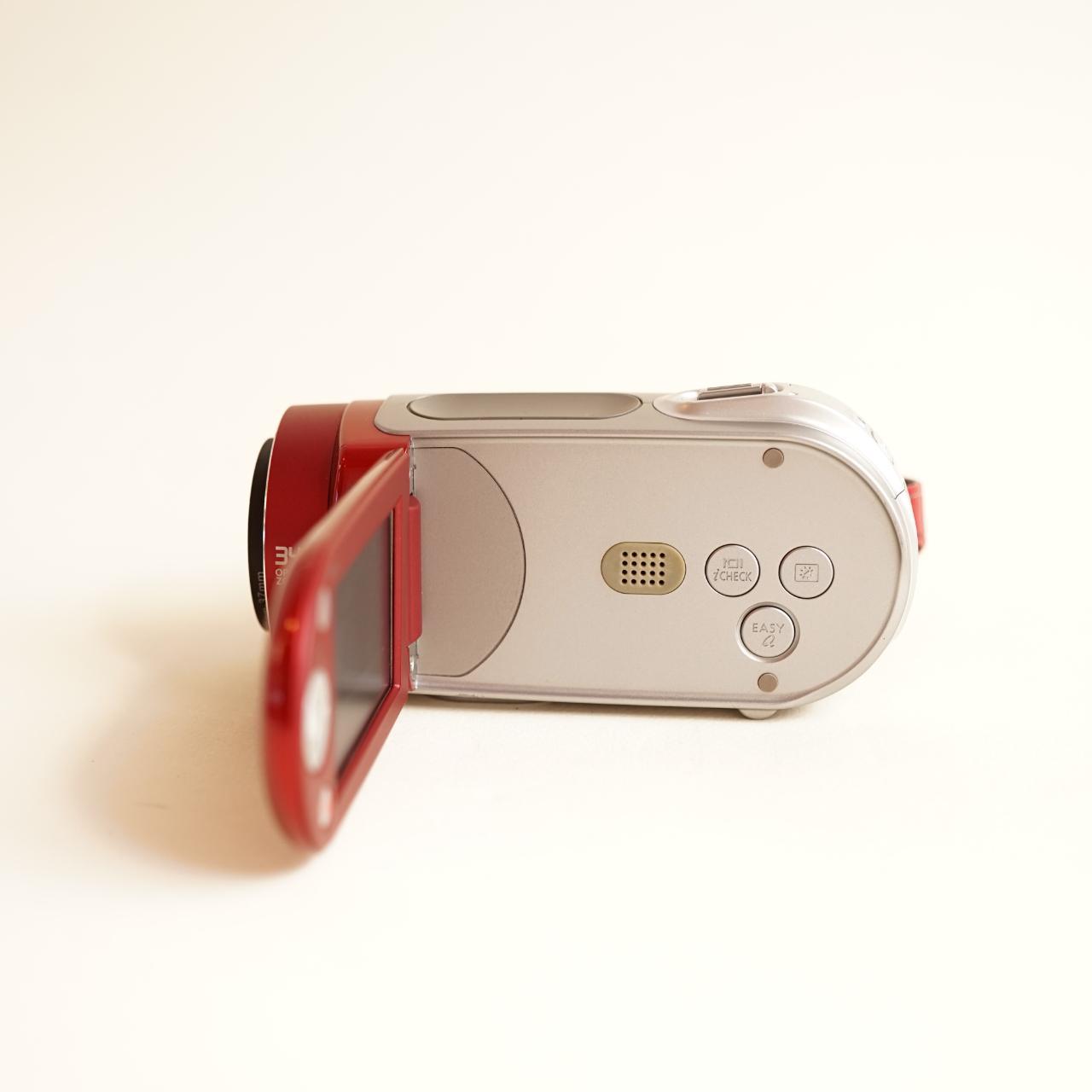 Samsung SC-MX20R Digital Camcorder w/Fisheye Lens | Tested & Working | Red