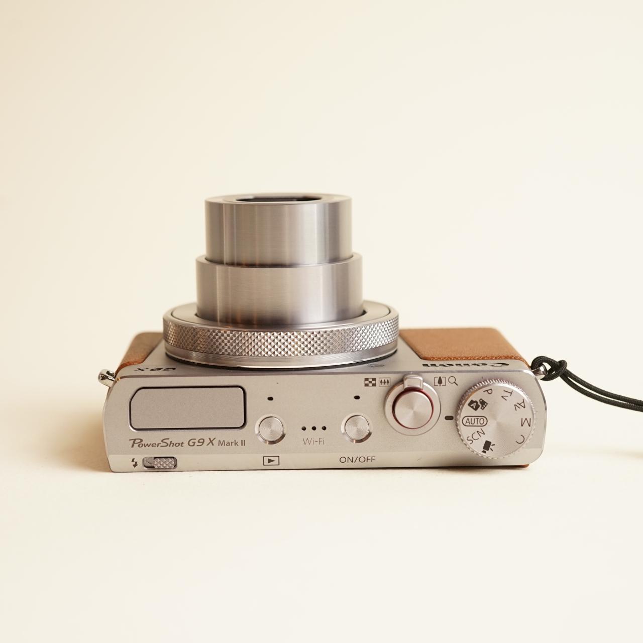 Canon PowerShot G9x Mark II Digital Camera | 20.2MP | Tested & Working | Silver & Tan