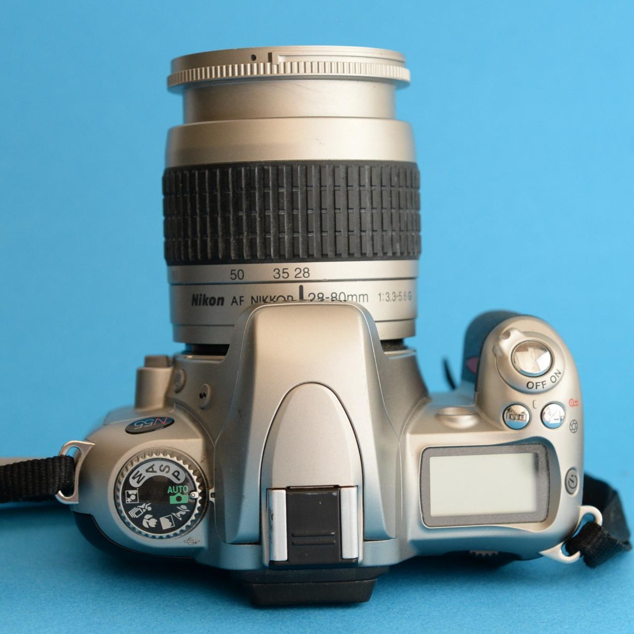 Nikon N55 35mm SLR film camera | Silver