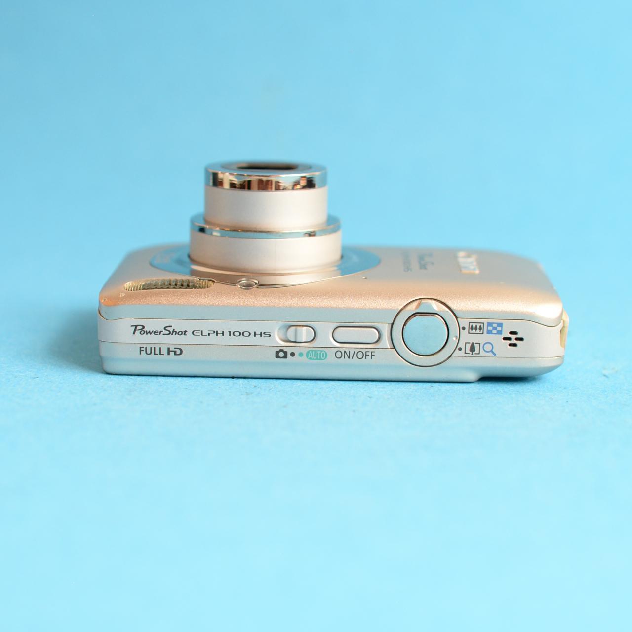 Canon PowerShot ELPH 100 HS Digital Camera | 12.1MP | Tested & Working | Grey
