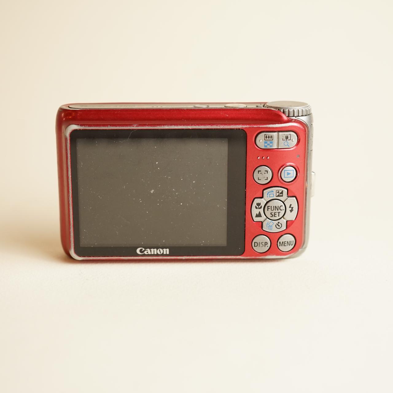 Canon PowerShot A3100 IS Digital Camera | 12.1MP | See Description | Red