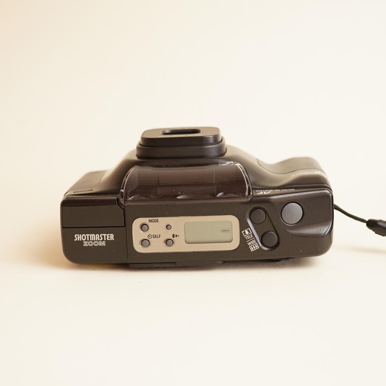 Ricoh Shotmaster Zoom Film Camera | 35mm Point & Shoot | Tested & Working | Black