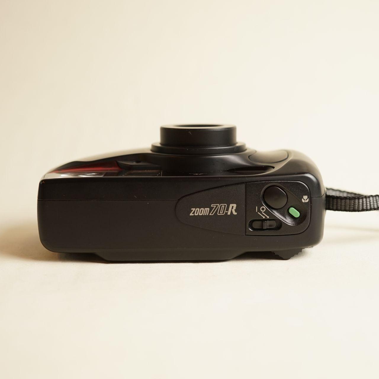 Pentax Zoom 70-R Film Camera | 35mm Point & Shoot | Tested & Working | Black