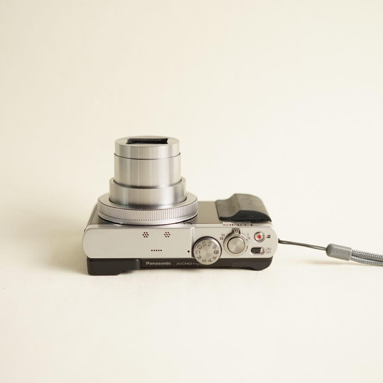 Panasonic Lumix DMC-ZS50 Digital Camera | 12.1MP | Tested & Working | Black & Silver