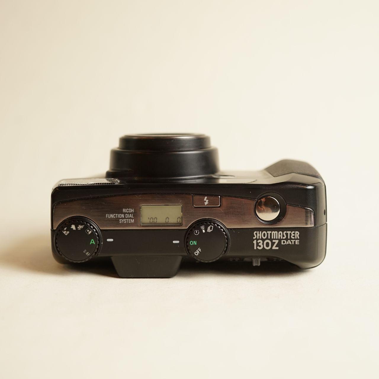 Ricoh Shotmaster 130Z Film Camera | 35mm Point & Shoot | Tested & Working | Black