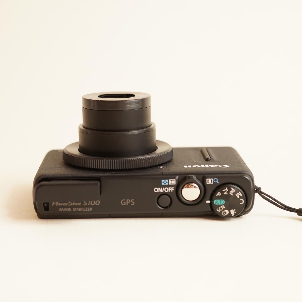 Canon PowerShot S100 Digital Camera | 12.1MP | Tested & Working | Black