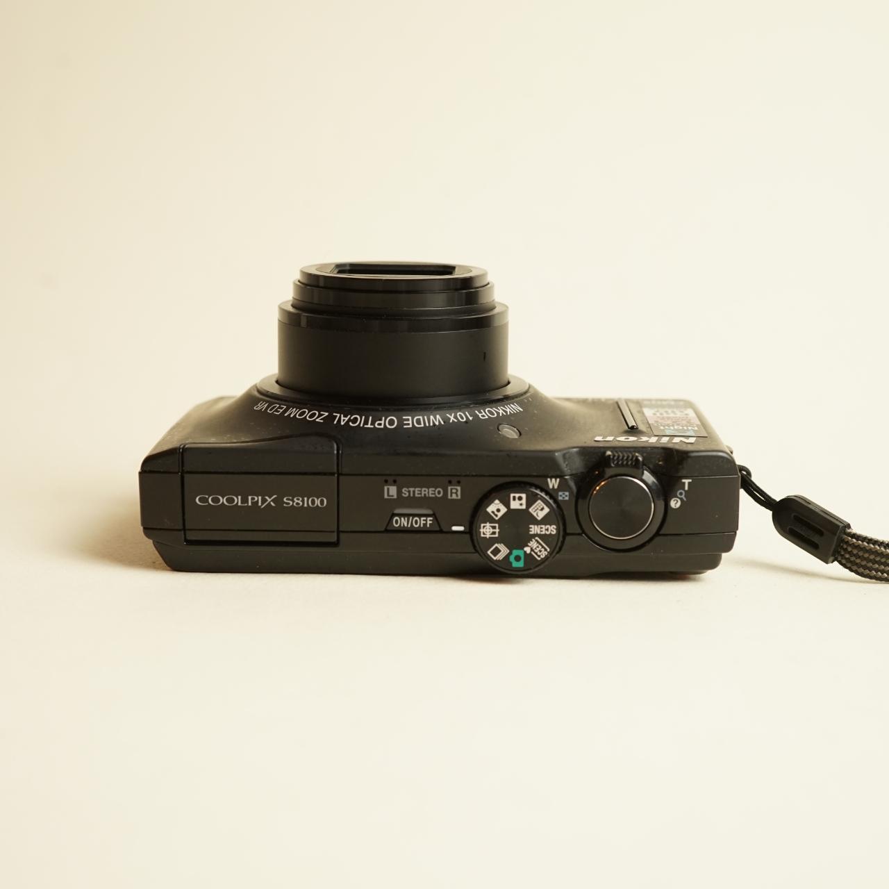 Nikon Coolpix S8100 Digital Camera | 12.1MP | Tested & Working | Black