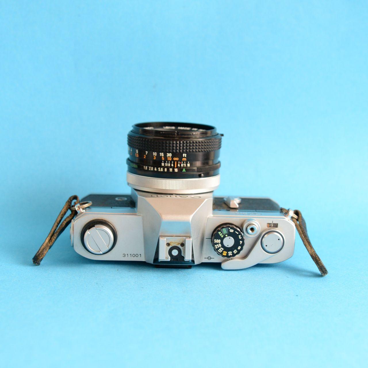 Canon TX | 35mm SLR | Tested & Working | Silver & Black