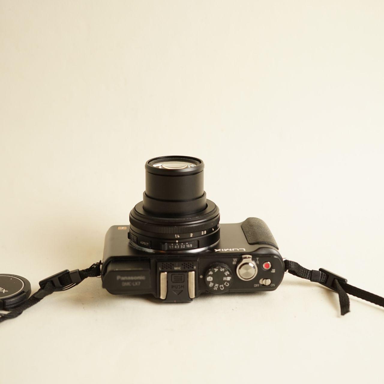 Panasonic Lumix DMC-LX7 Digital Camera | 10MP | Tested & Working | Black