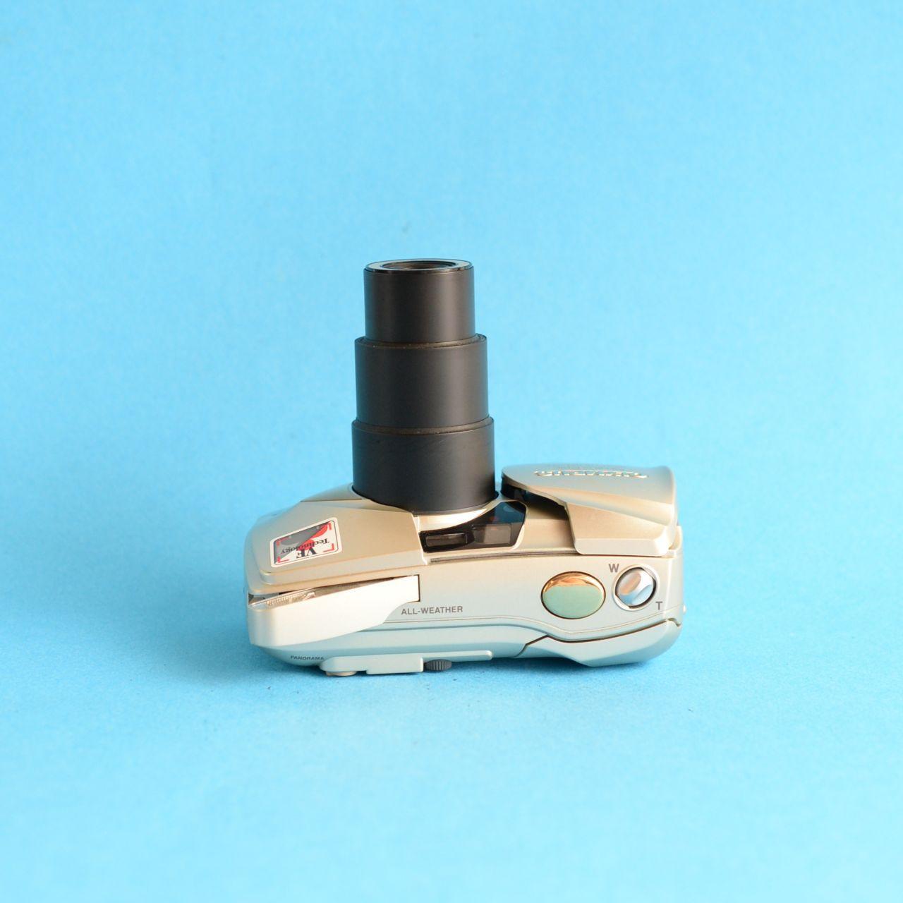 Olympus Stylus Epic Zoom 115 Deluxe Film Camera | 35mm Point & Shoot | Tested & Working | Gold