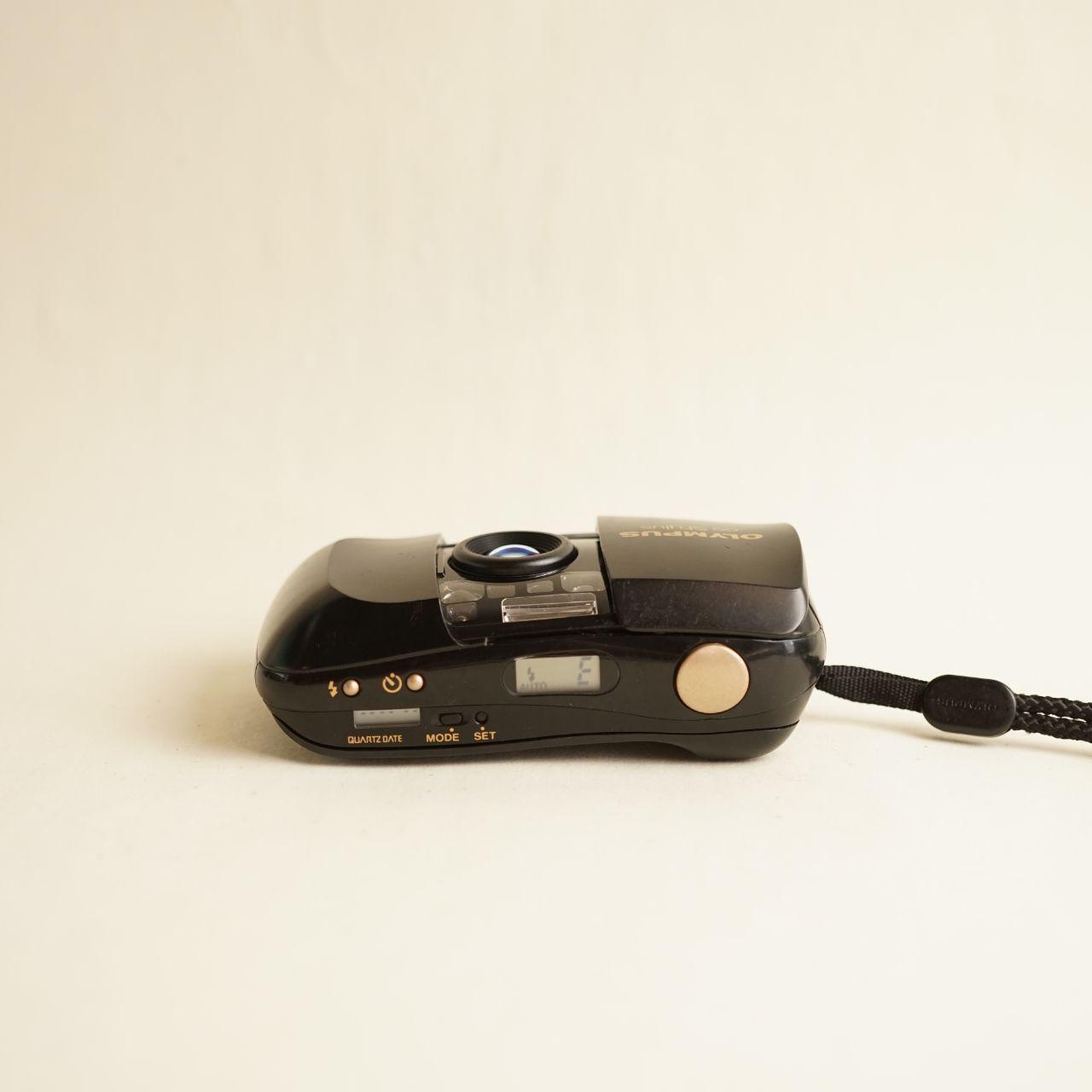 Olympus Infinity Stylus MJU I | Film Camera | 35mm Point & Shoot | READ DESCRIPTION | Black