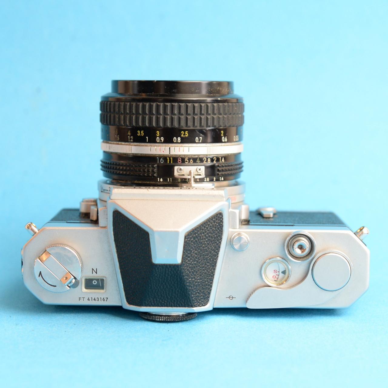 Nikkormat FT N Film Camera FULL CLA | 35mm SLR | Tested & Working | Black & Silver