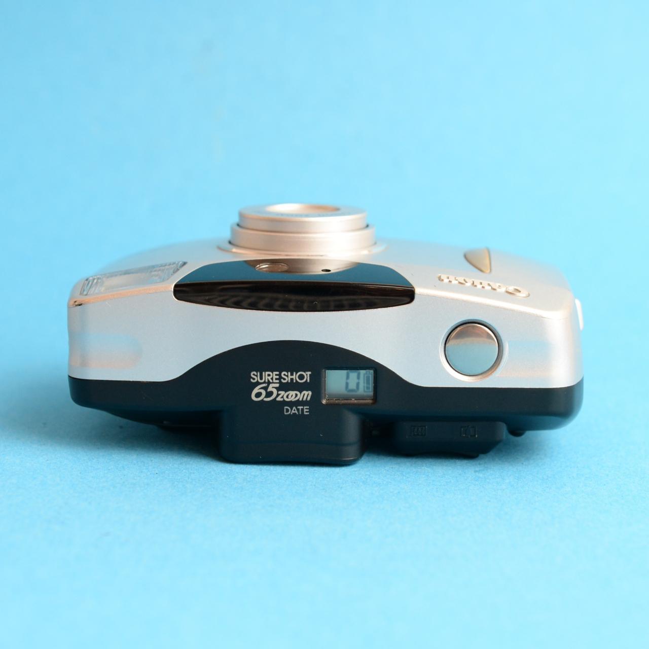 Canon SureShot 65 Zoom Film Camera | 35mm Point & Shoot | Tested & Working | Silver