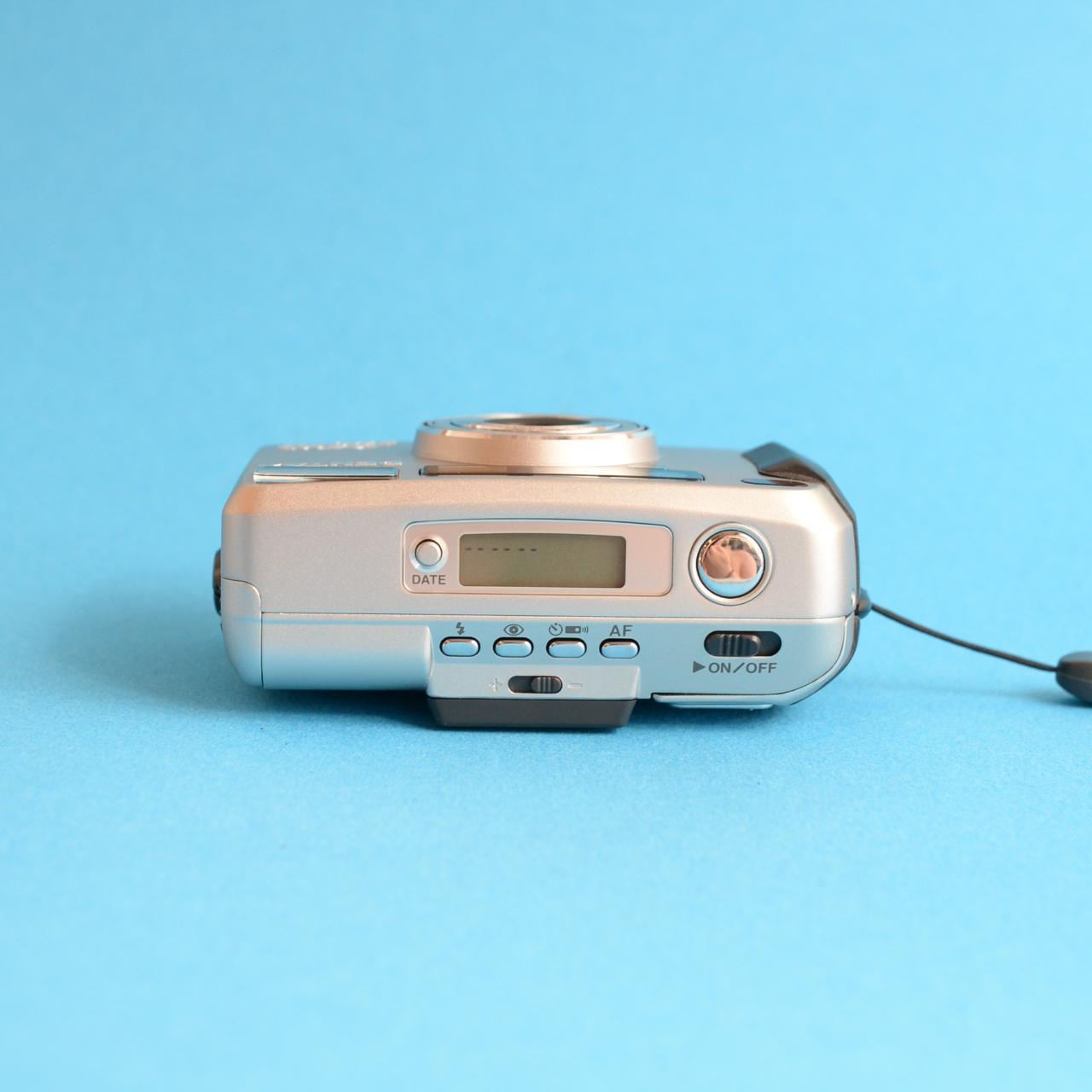 Pentax IQZoom 120Mi Film Camera | 35mm Point & Shoot | Tested & Working | Silver