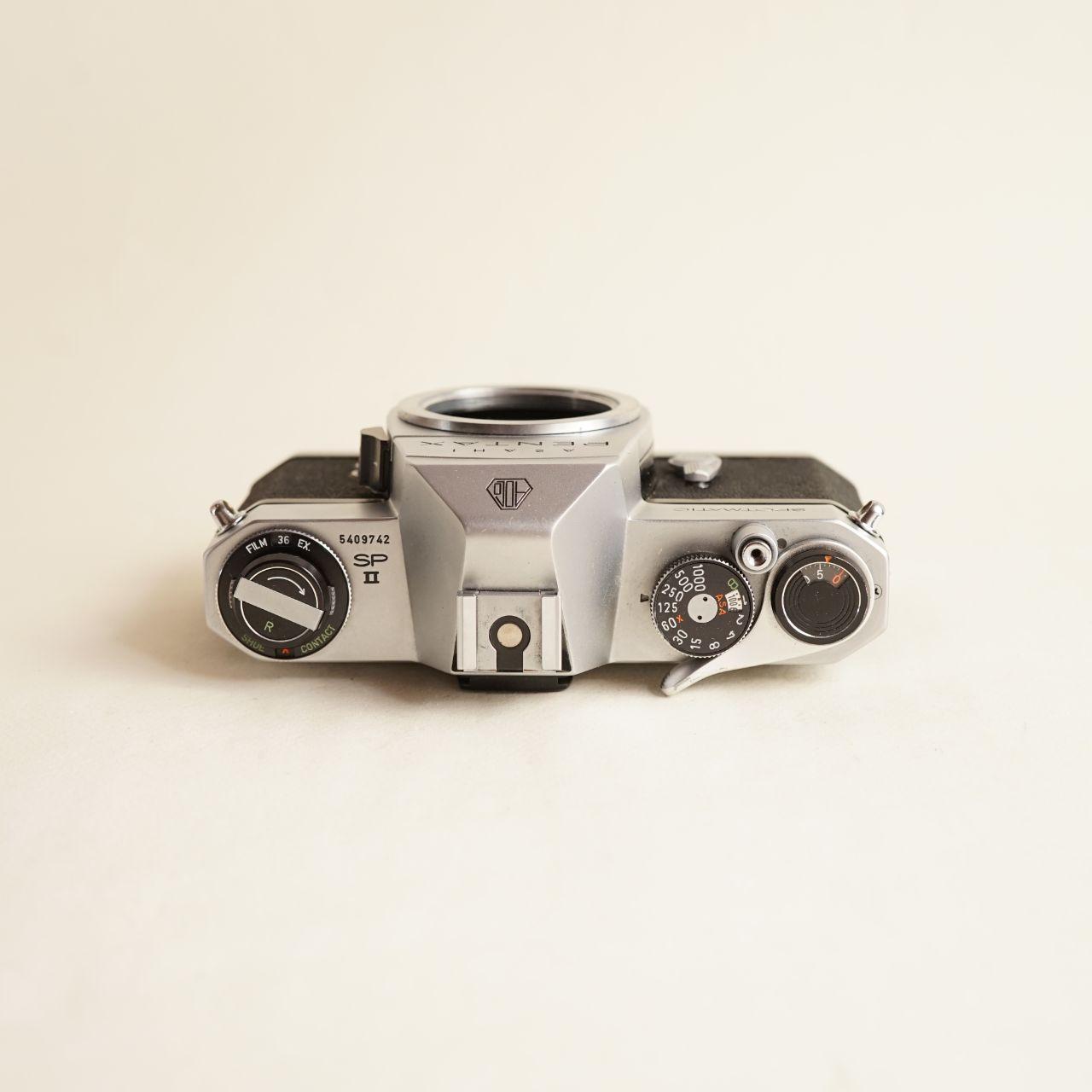 Asahi Pentax Spotmatic SP II Film Camera | 35mm SLR | Body Only | FULL CLA | Silver & Black