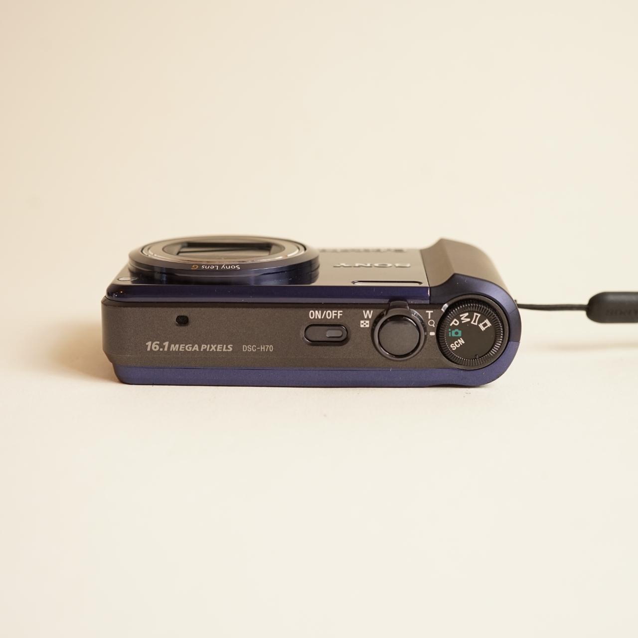 Sony Cyber-shot DSC-H70 Digital Camera | 16.1MP | Tested & Working | Blue