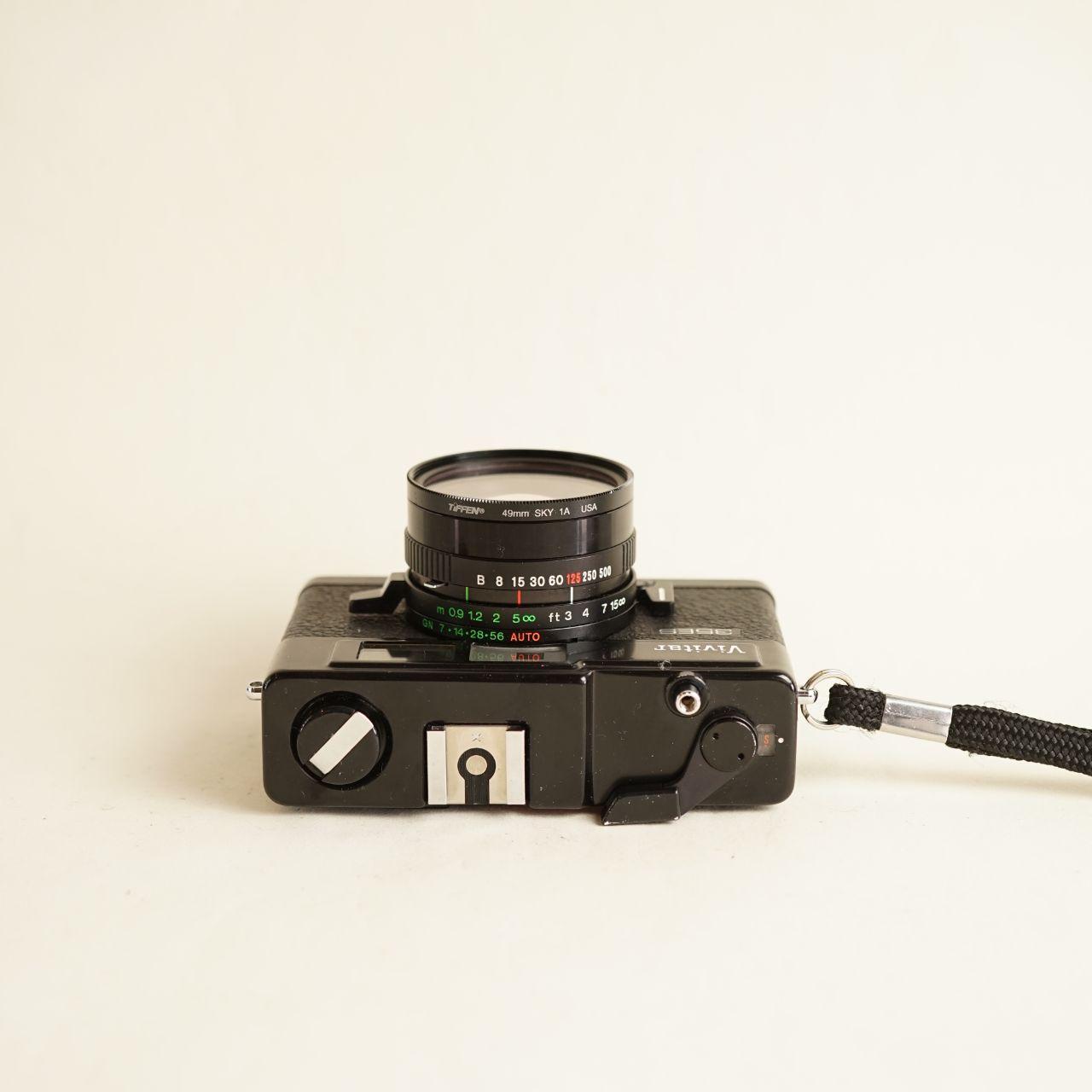 Vivitar 35ES Film Camera | 35mm Rangefinder | Tested & Working | Black