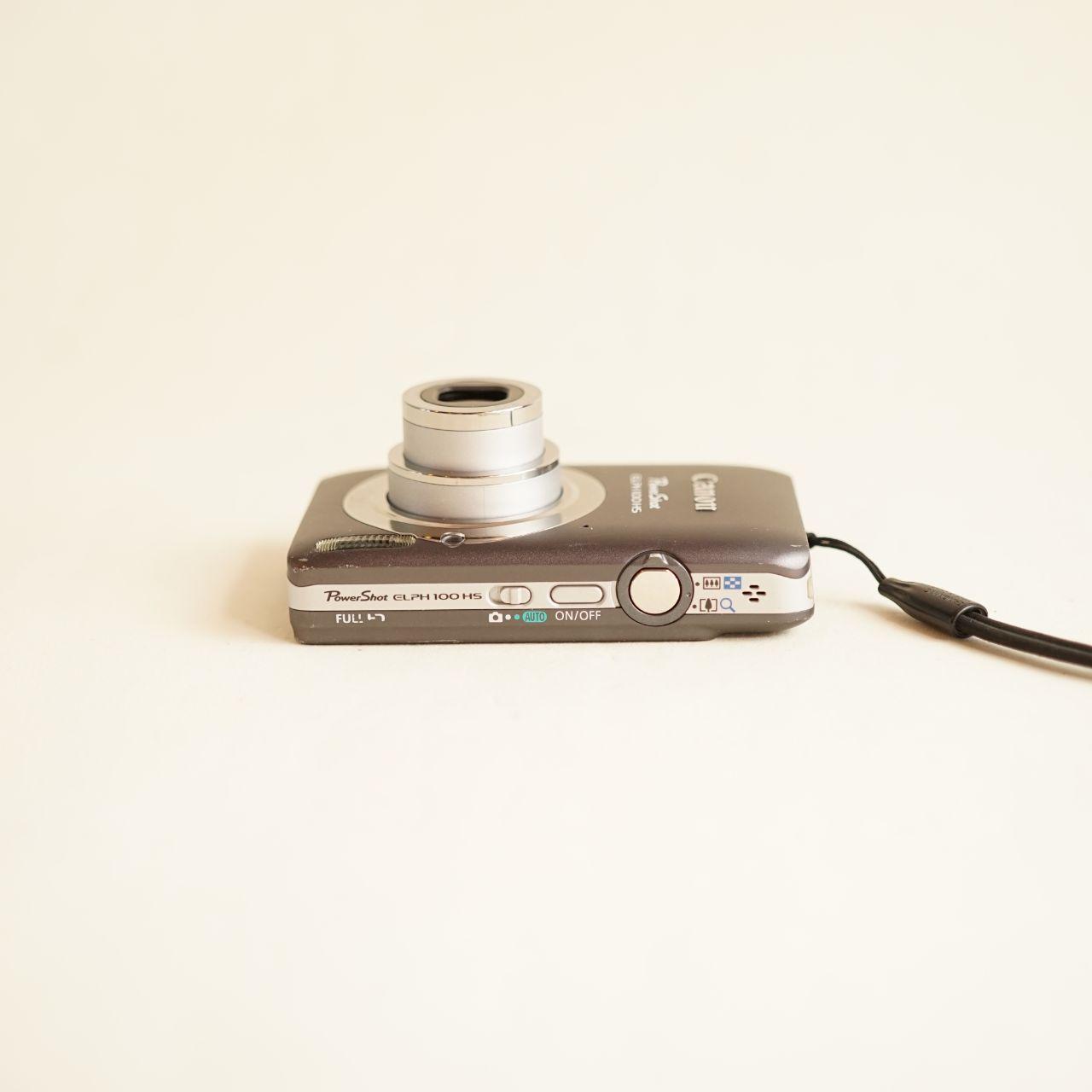 Canon PowerShot ELPH 100 HS Digital Camera | 12.1MP | Tested & Working | Silver