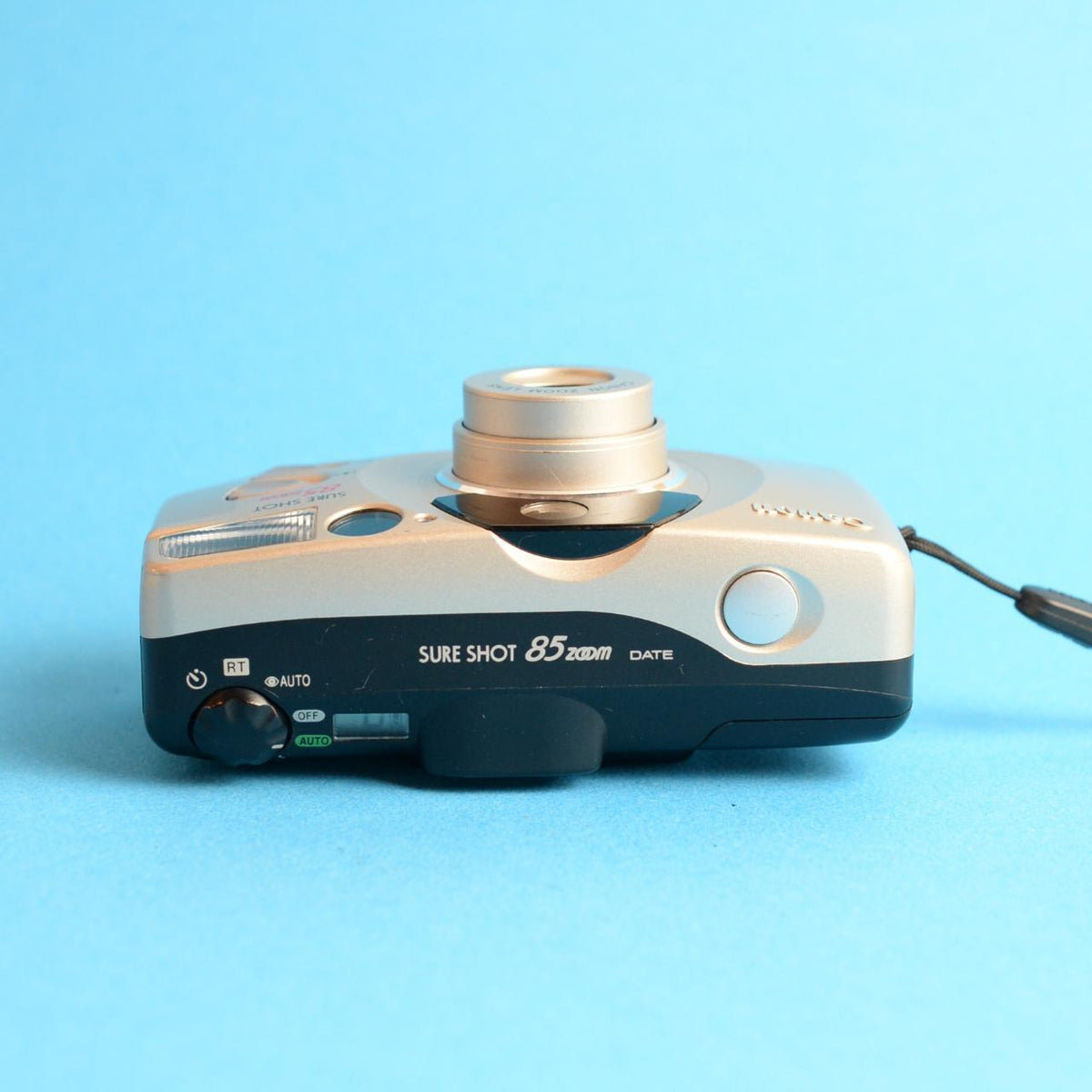 Canon Sure Shot 85 Zoom Date Film Camera | 35mm Point & Shoot | Tested & Working | Silver