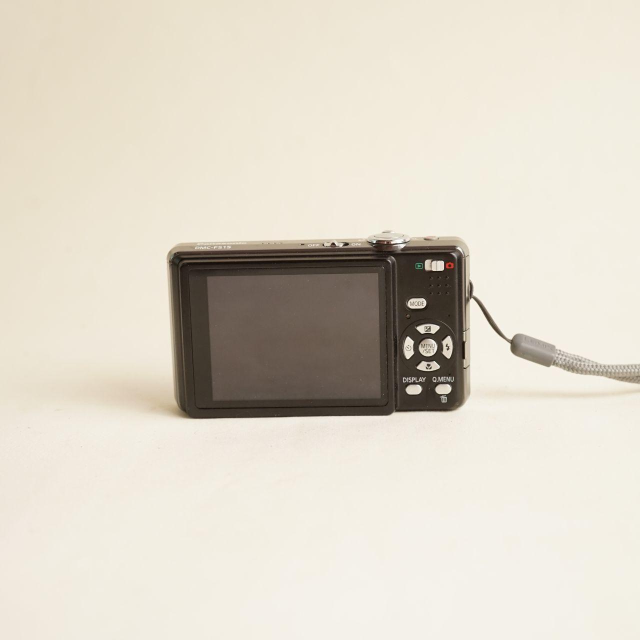 Panasonic Lumix DMC-FS15 Digital Camera | 12.1MP | Tested & Working | Black