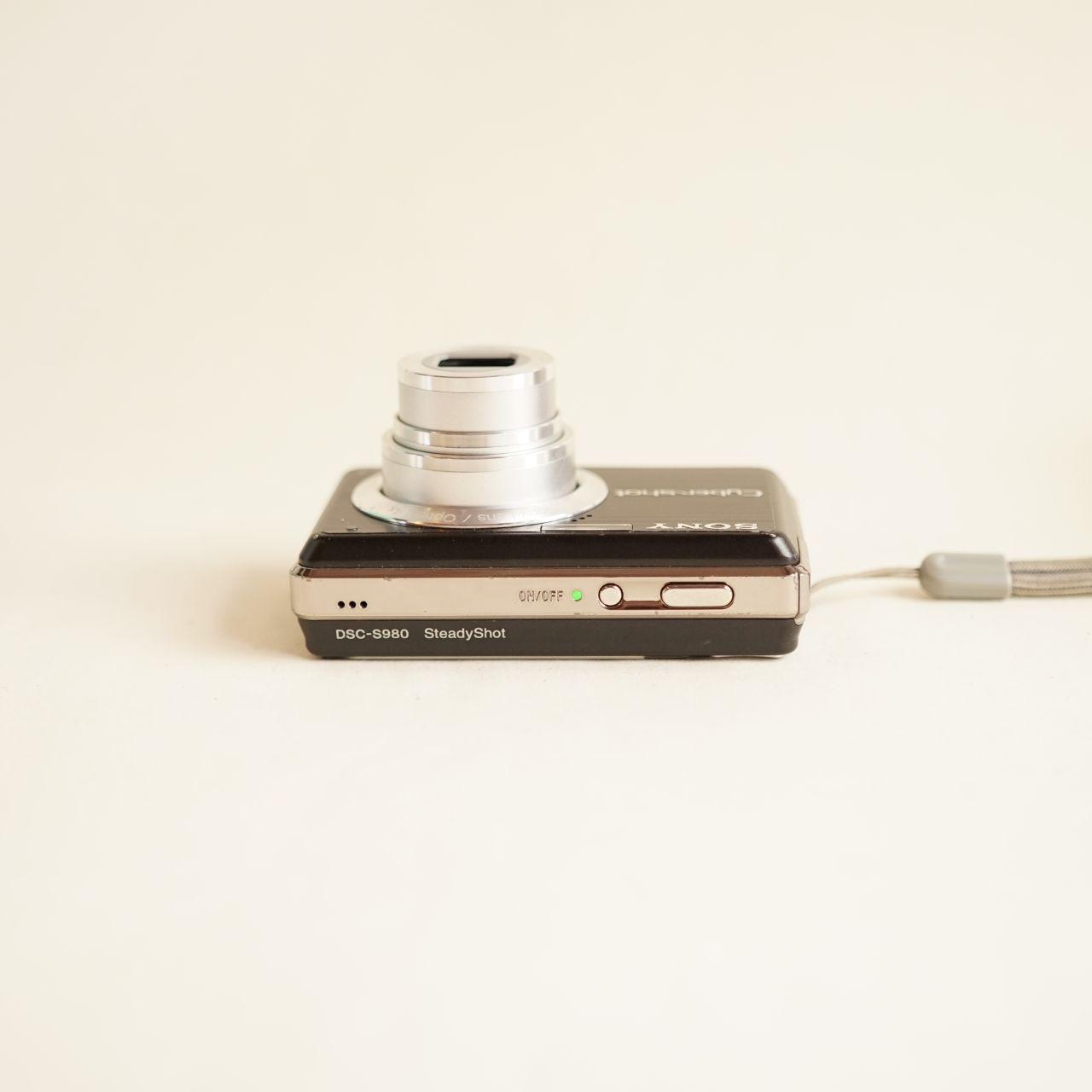 Sony Cyber-shot DSC-S980 Digital Camera | 12.1MP | Tested & Working | Black