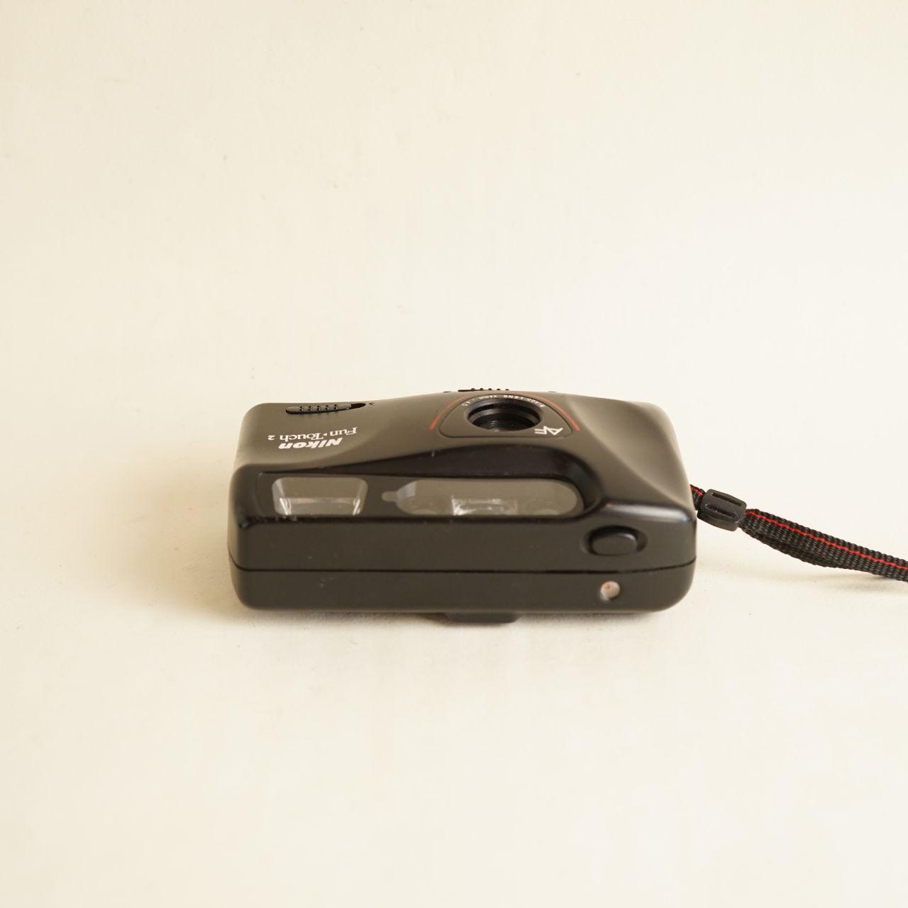 Nikon Fun Touch 2 Film Camera | 35mm Point & Shoot | Tested & Working | Black