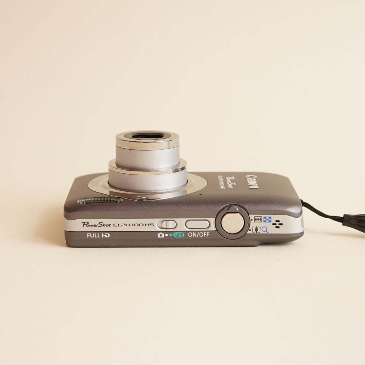 Canon PowerShot ELPH 100 HS Digital Camera | 12MP | Read Description | Grey