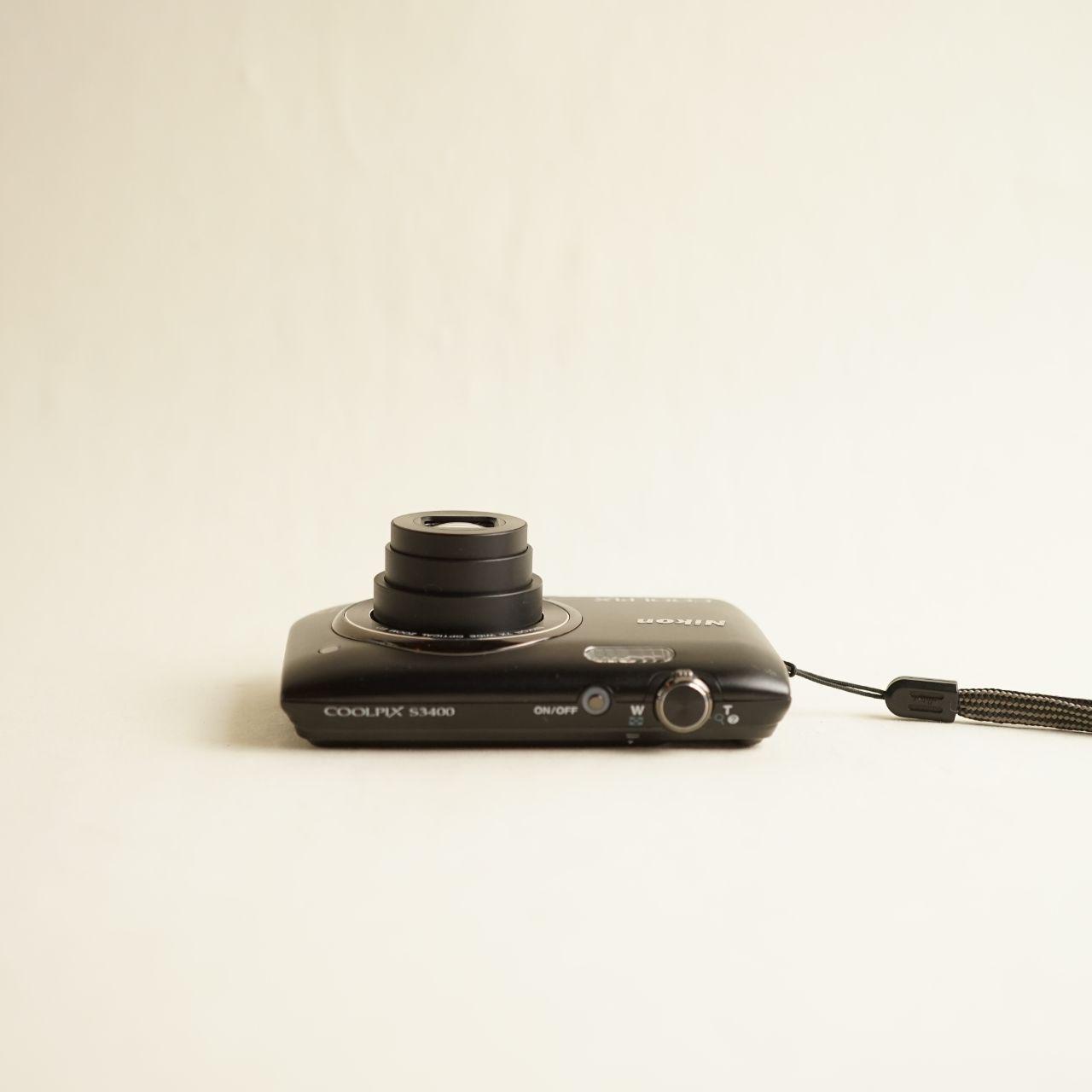 Nikon Coolpix S3400 Digital Camera | 20.1MP | Tested & Working | Black