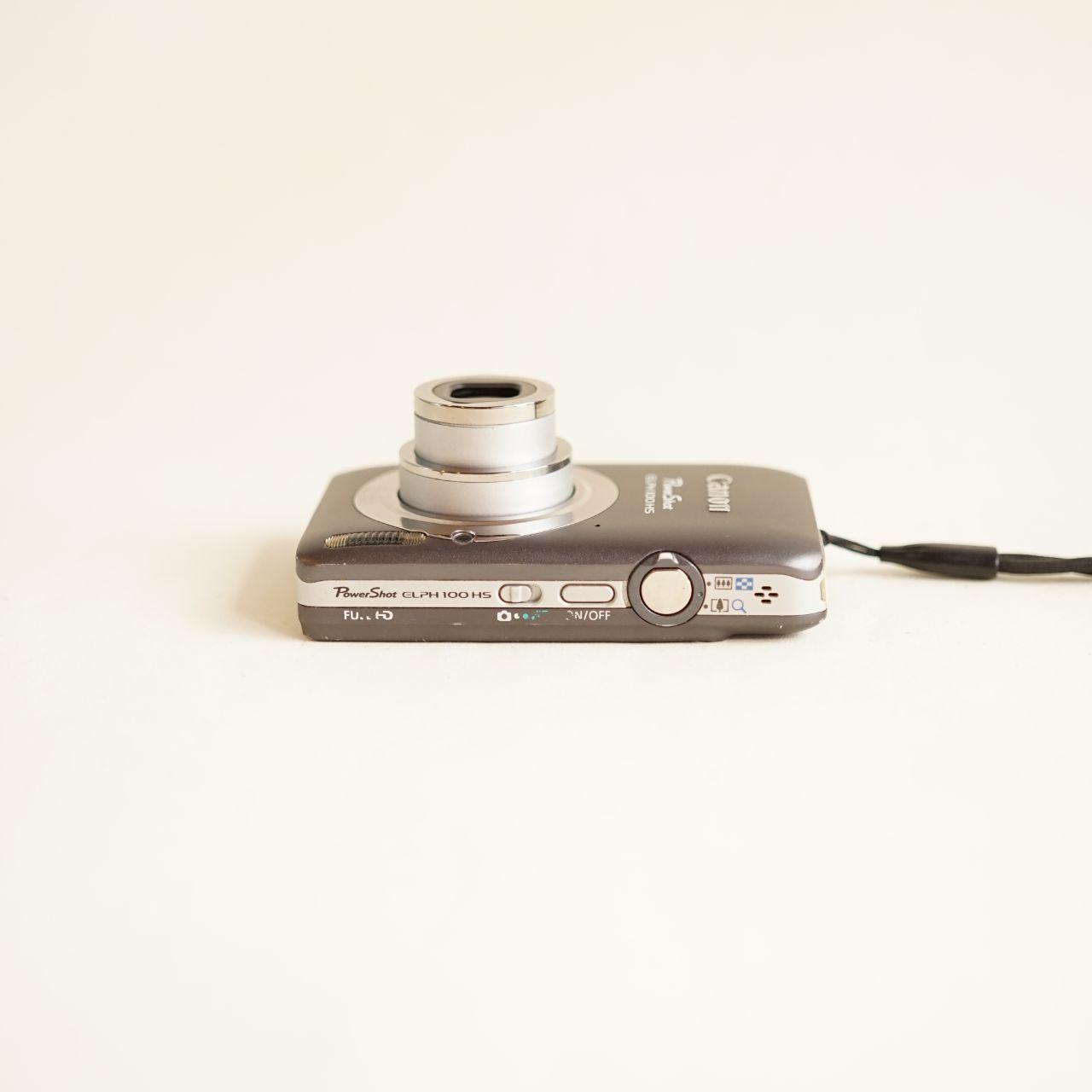 Canon PowerShot ELPH 100 HS Digital Camera | 12.1MP | Tested & Working | Silver