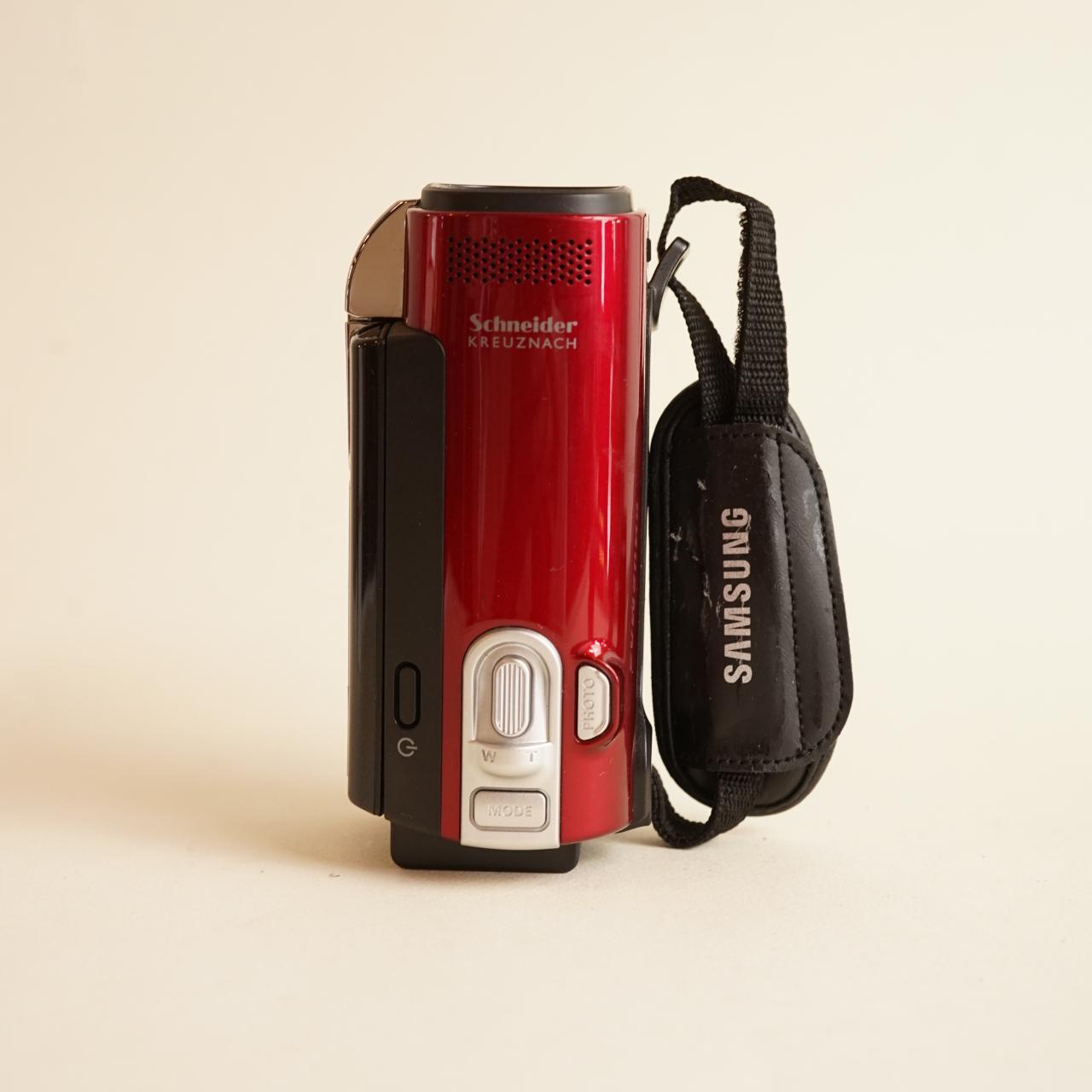 Samsung SMX-F40RN Camcorder | SD Video | Tested & Working | Black & Red