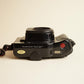Canon SureShot Tele Quartz Date | 35mm Point & Shoot | Tested & Working | Black