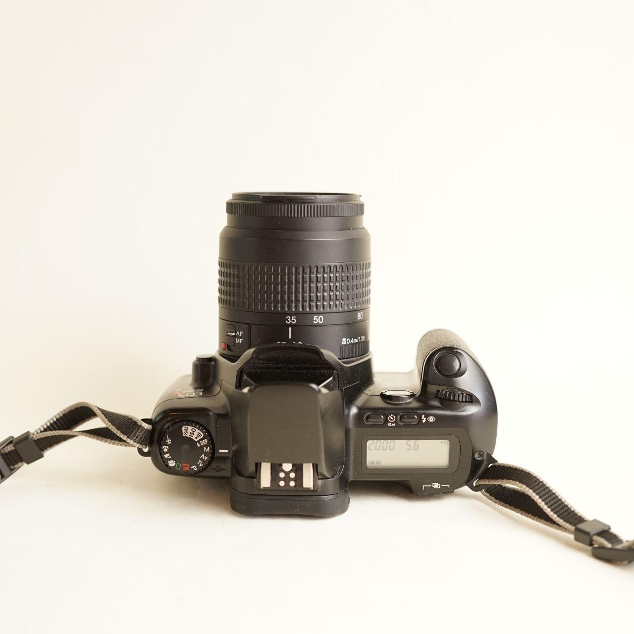 Canon EOS Rebel XS Film Camera with 35–80mm f/4–5.6 Lens | 35mm SLR | Tested & Working | Black