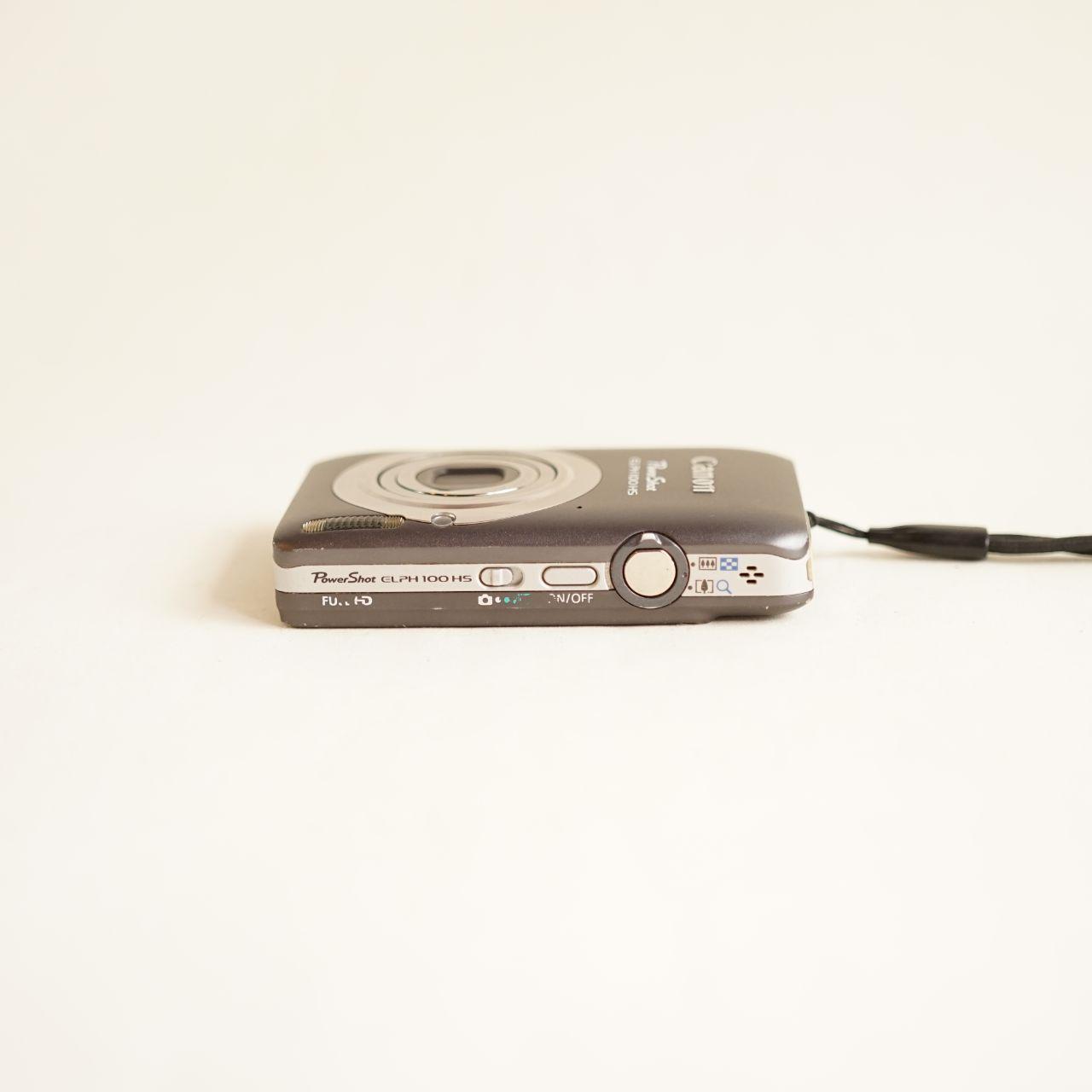 Canon PowerShot ELPH 100 HS Digital Camera | 12.1MP | Tested & Working | Silver