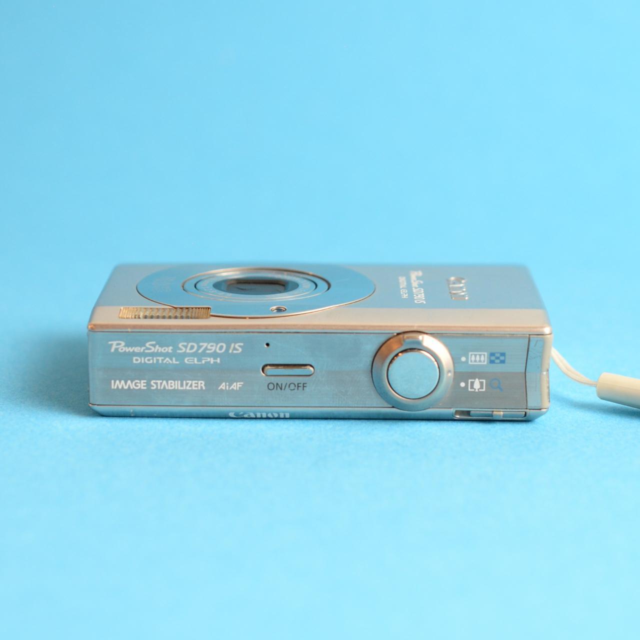 Canon PowerShot SD790 IS Digital Camera | 10MP | Tested & Working | Silver