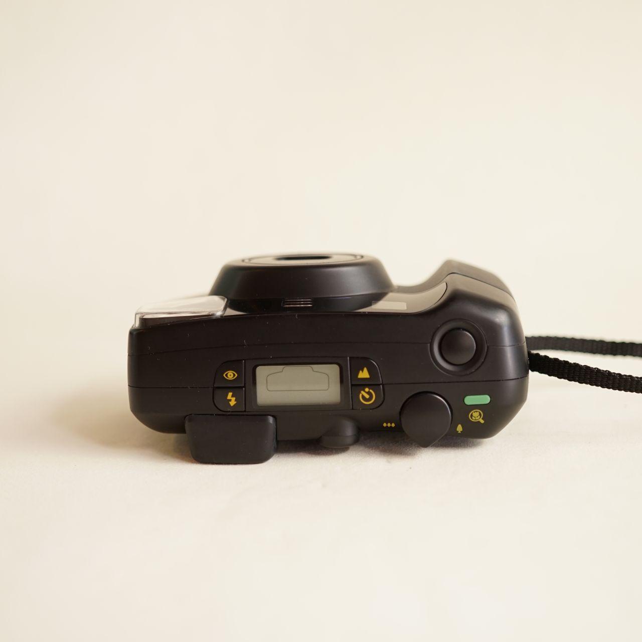 Pentax IQZoom 110 Film Camera | 35mm Point & Shoot | Tested & Working | Black