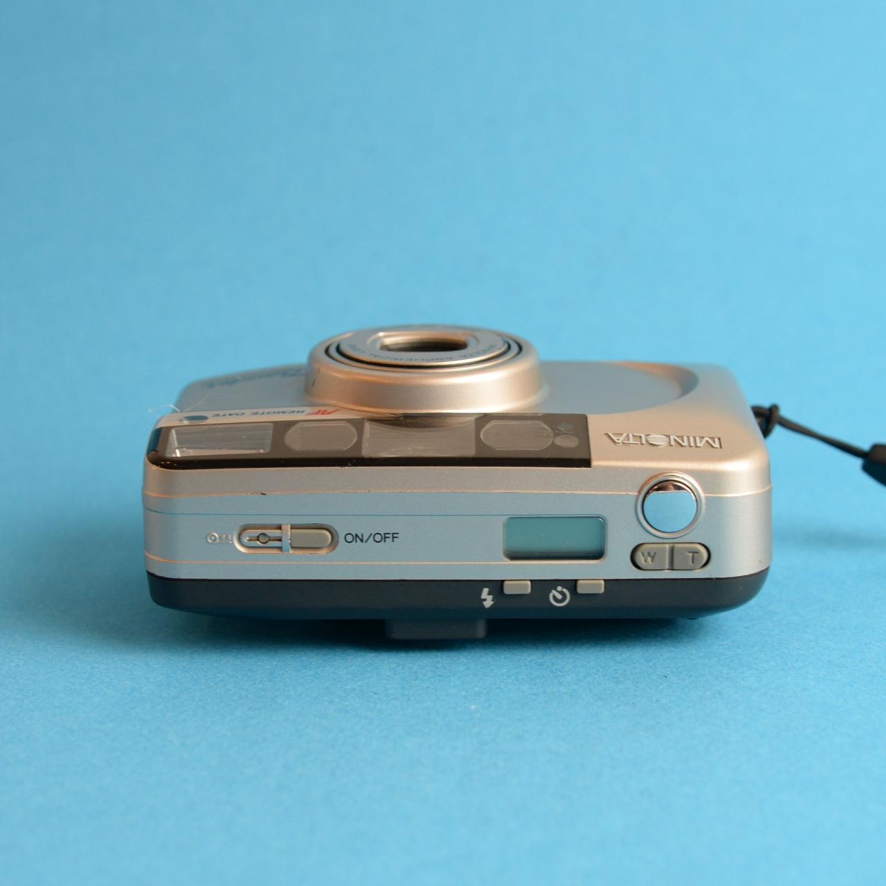 Minolta Traveler Freedom Zoom 35mm Film Camera | Tested & Working | Silver