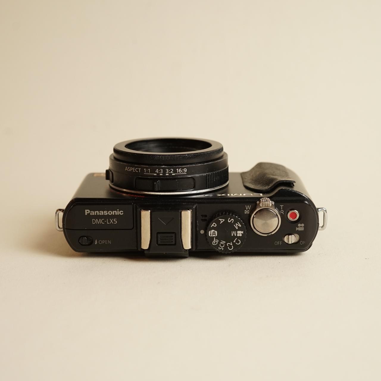 Panasonic Lumix DMC-LX5 Digital Camera | 10.1MP | Tested & Working | Black