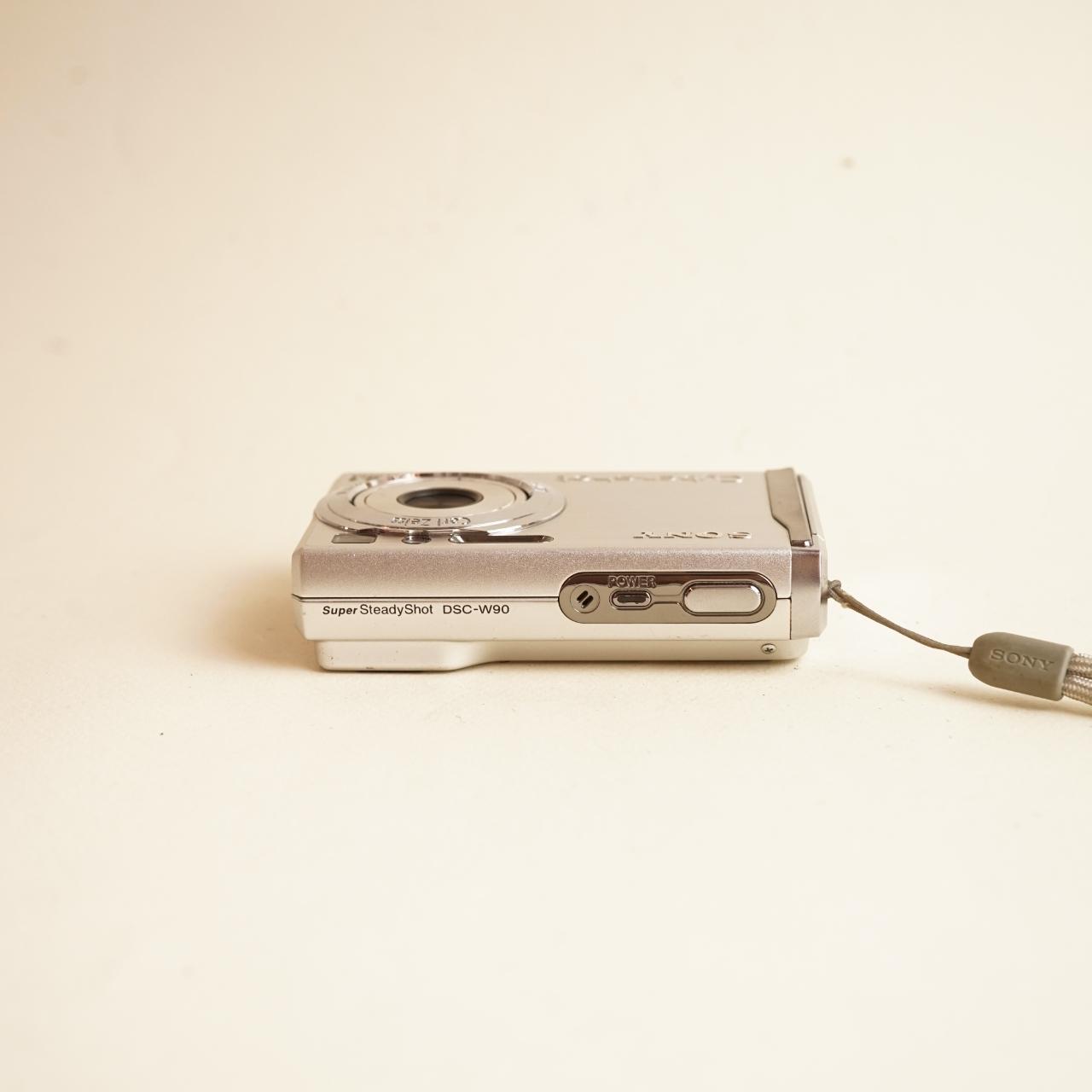 Sony CyberShot DSC-W90 Digital Camera | 8.1MP | Tested & Working | Silver
