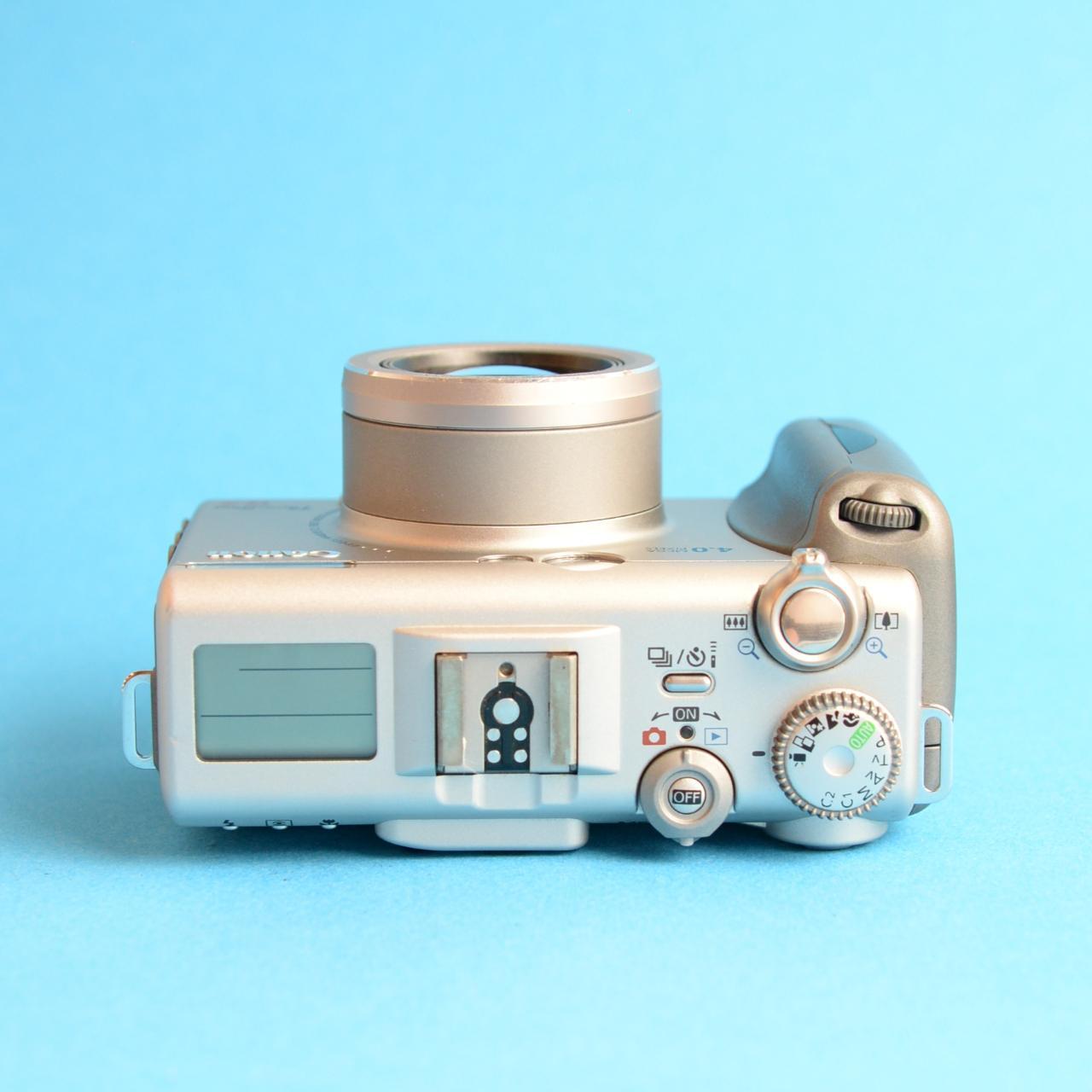 Canon PowerShot G3 Digital Camera | 4MP | Tested & Working | Silver