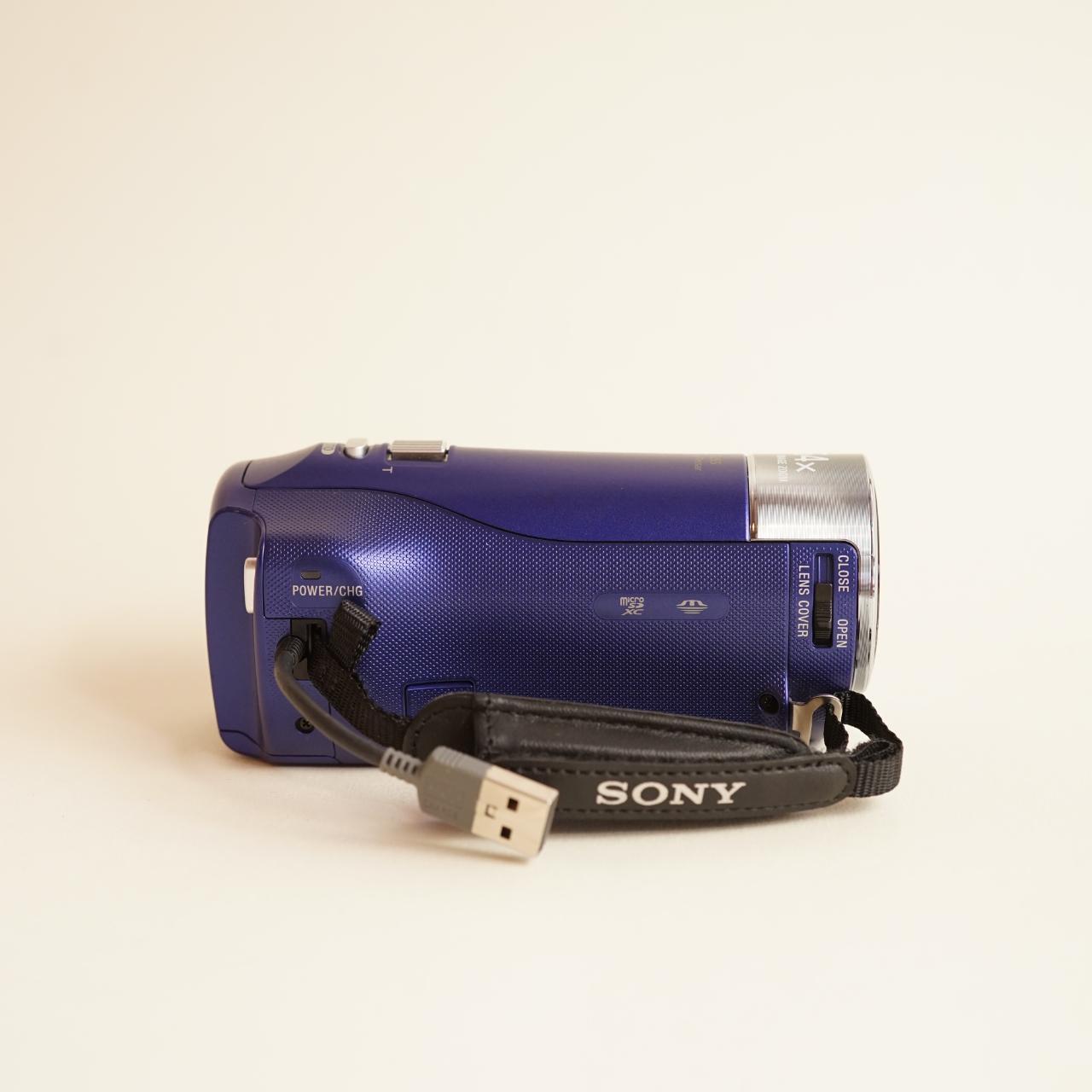 Sony Handycam HDR-CX240 Digital Camcorder | Tested & Working | Blue