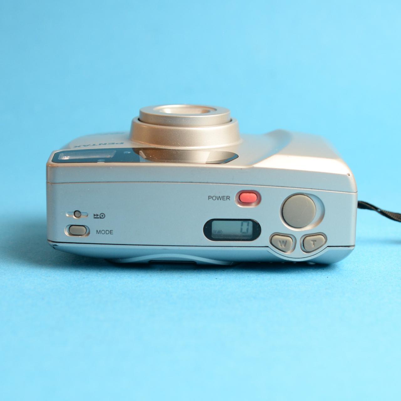 Pentax IQZoom 60S Film Camera | 35mm Point & Shoot | Tested & Working | Silver