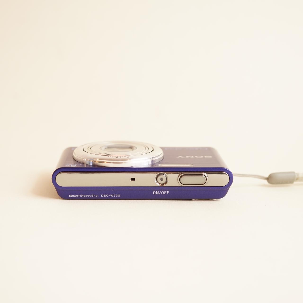 Sony CyberShot DSC-W730 Digital Camera | 16.1MP | Tested & Working | Blue