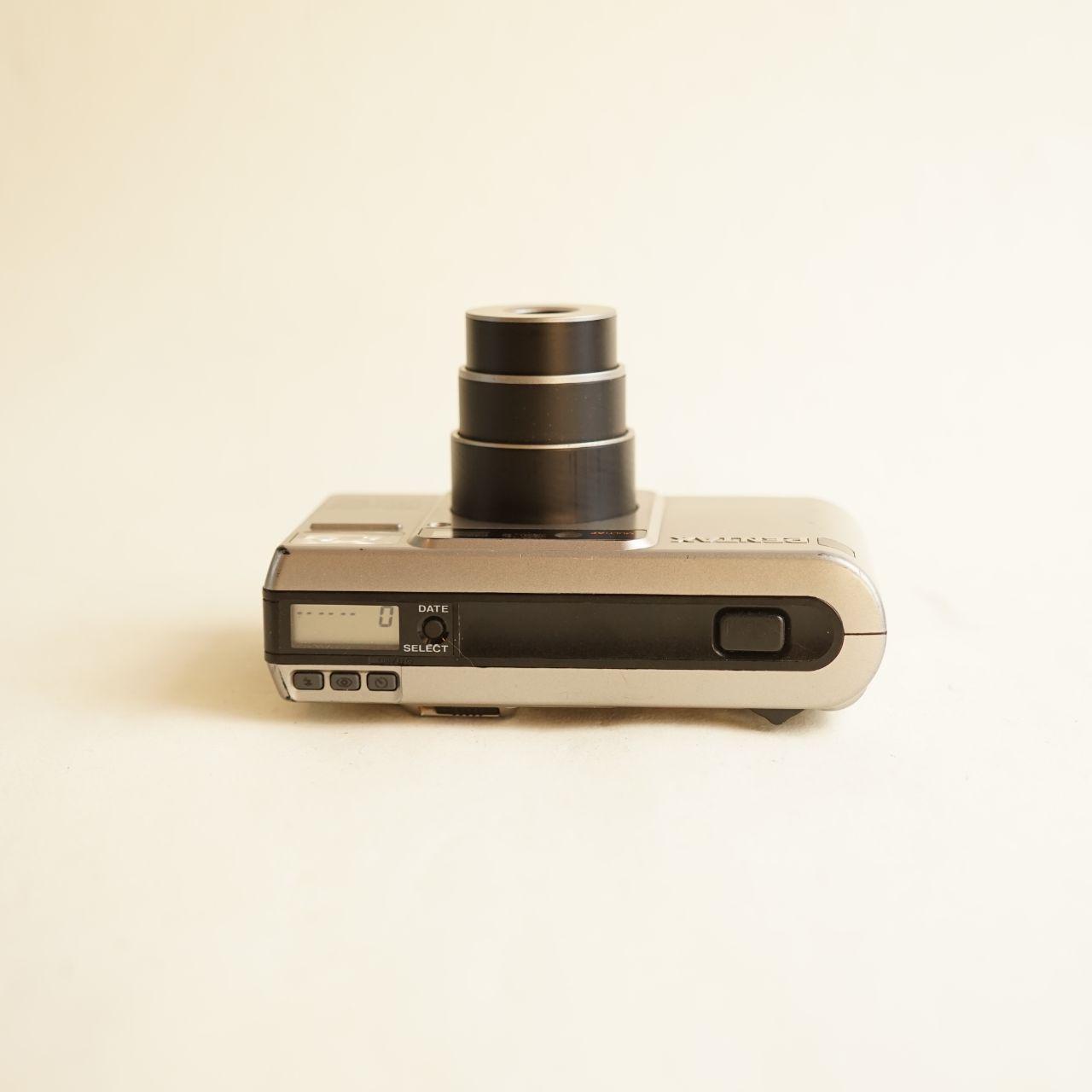 Pentax IQZoom 835 Film Camera | 35mm Point & Shoot | Tested & Working | Silver