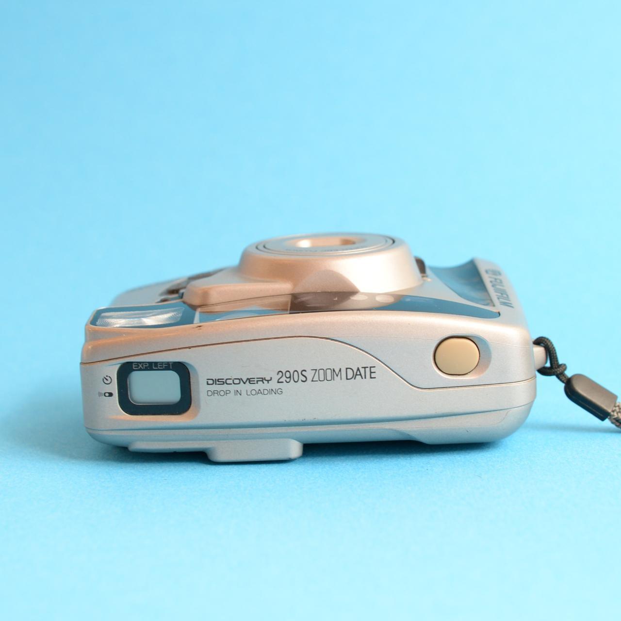 Fujifilm Discovery 290S Zoom Film Camera | 35mm Point & Shoot | Tested & Working | Silver