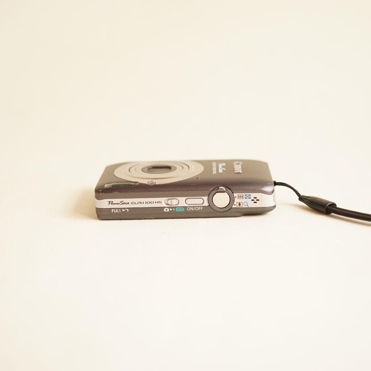 Canon PowerShot ELPH 100 HS Digital Camera | 12.1MP | Tested & Working | Silver