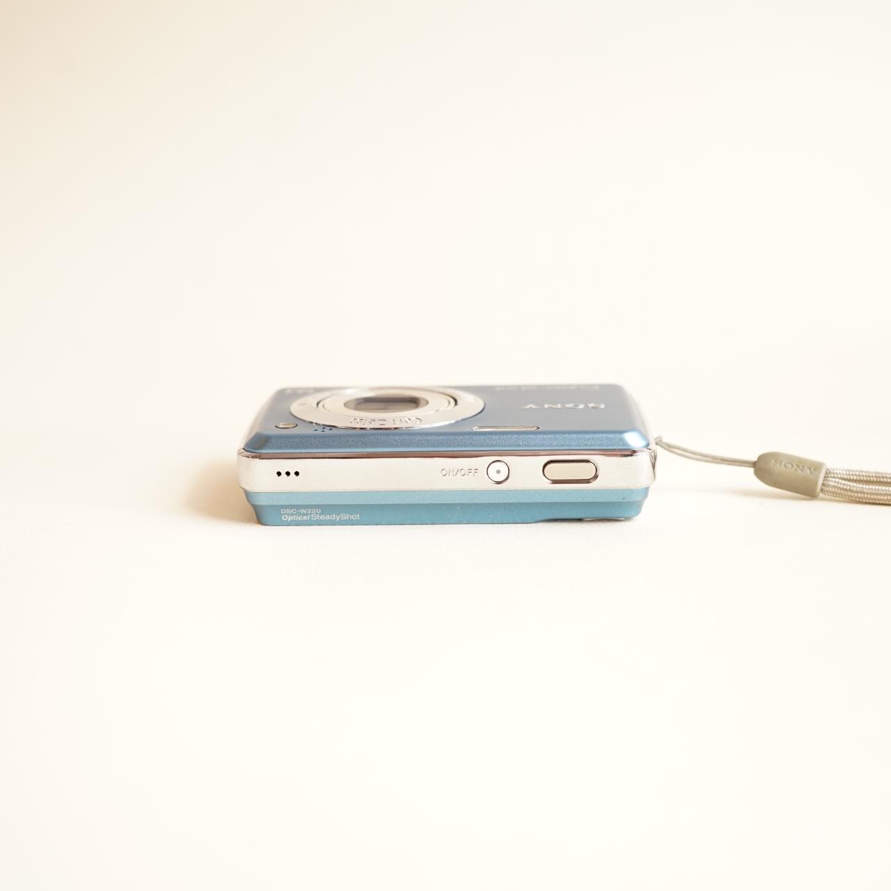 Sony CyberShot DSC-W220 Digital Camera | 12MP | Tested & Working | Blue