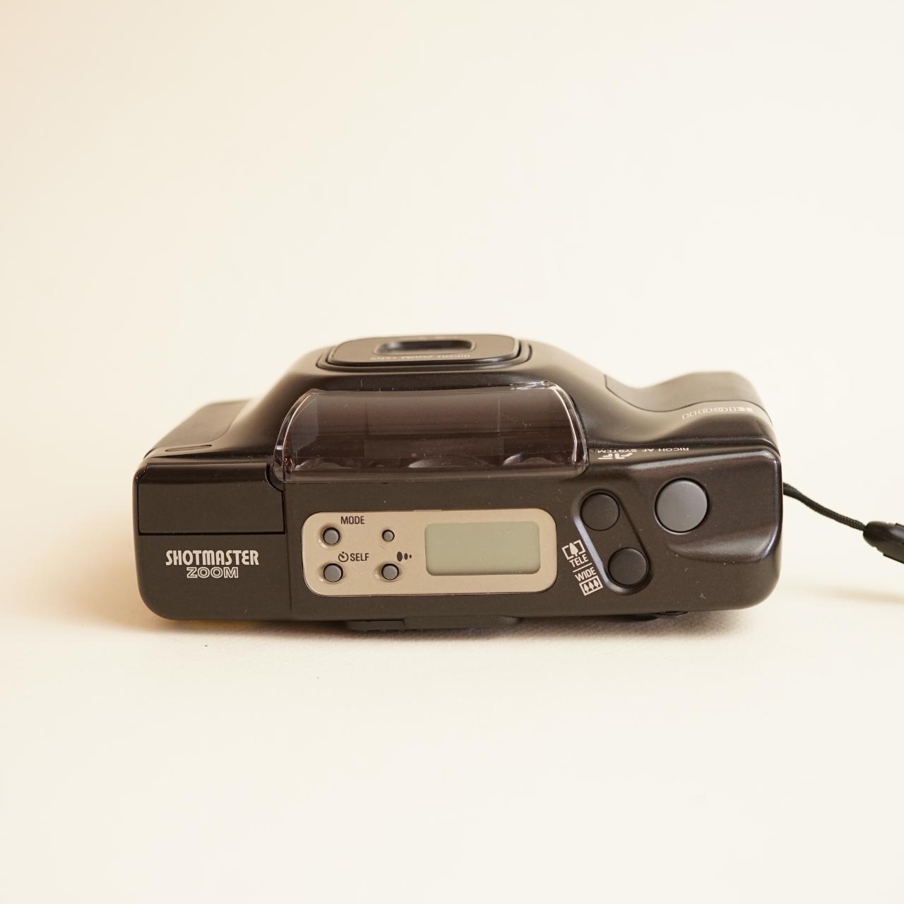 Ricoh Shotmaster Zoom Film Camera | 35mm Point & Shoot | Tested & Working | Black