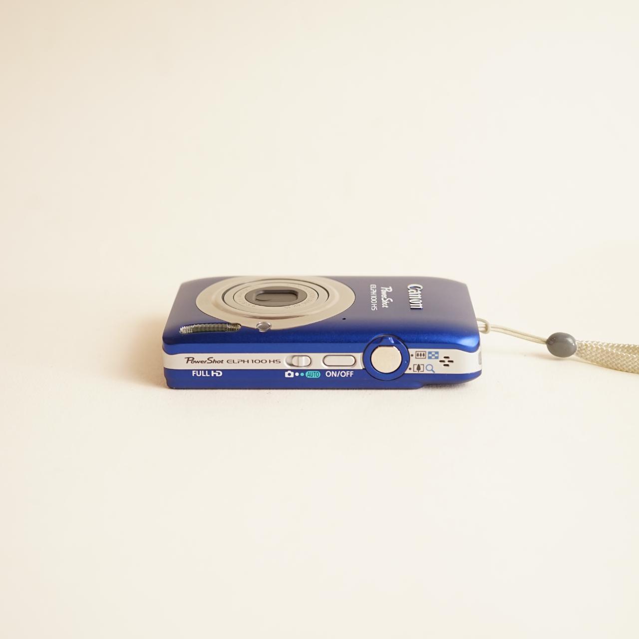 Canon PowerShot ELPH 100 HS Digital Camera | 12MP | Tested & Working | Blue
